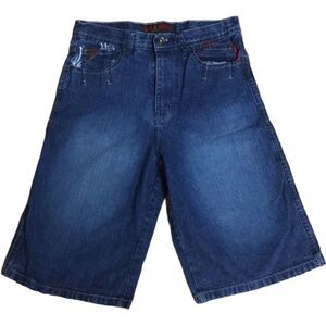 True Urban Boys Denim Jean Shorts Size 16 Streetwear Cotton Blue
